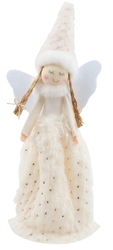 Angel in a plush dress to stand 23 cm