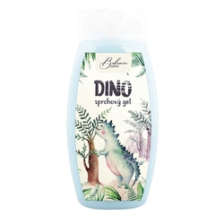 Dětský krémový sprchový gel 250ml s olivovým olejem a extraktem z mořské řasy – dinosaurus