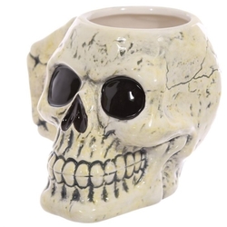 Керамічна чашка череп