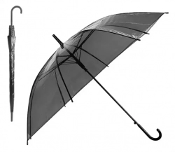 Transparent folding umbrella
