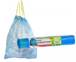 Garbage bags 60l / 15 pcs retractable