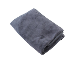 Towel microfiber 100x50 gray