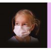 Children's protective disposable mask of pink, 10 pieces