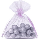 Organza bag 12 x 15 cm - lavender
