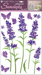 Lavendel-Wandaufkleber
