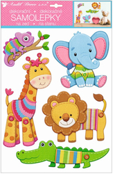 Wall stickers 3D Zoo animals