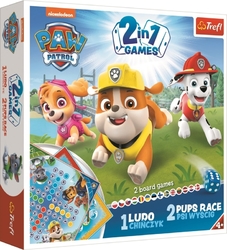 Game: paw patrol 2in1 / man not angry and snakes and ladders