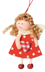 Angel fabric polka dot skirt 