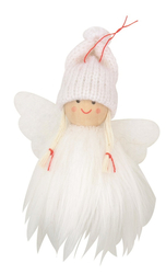 Angel bushy white cap