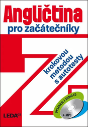 Angličtina pro začátečníky krokovou metodou s autotesty + 3 CDmp3