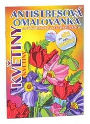 Antystresowa kolorowanka A5 - Kwiaty