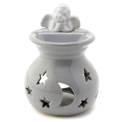 Ceramic aroma lamp moon and stars