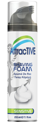 AttracTIVE pena na holenie 210 ml - Sensitive