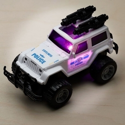 Stretchable flashing police car with sound