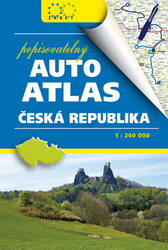 Autoatlas Česká republika A5 popisovatelný, laminovaný