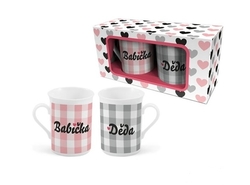 Gift mugs duo Grandma + grandfather