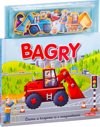 Bagry-knížka s magnetkami