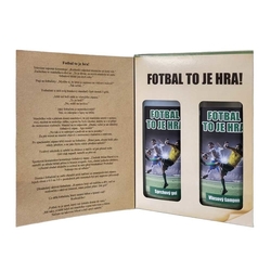 Cosmetic set footballer's book - shower gel 250 ml and shampoo 250 ml