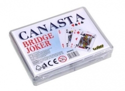 Karty Canasta plastová krabička (WIKY)