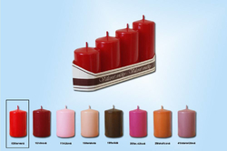 Advent cylinder color red