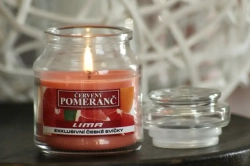 Vonná svíčka červený pomeranč (Lima)