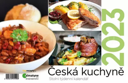 Calendar 2023 Czech cuisine, table, weekly, 214 x 140 mm