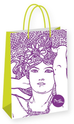 Подарункова сумка Alfons Mucha - Amethyst, Fresh Collection, чудова