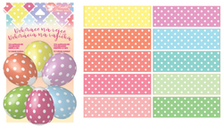 Mercifying decoration for eggs with polka dots 10pcs