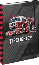 Boards on school workbooks A4 firefighters