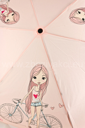 Deštník vystřelovací skládací: Dívka s kolem