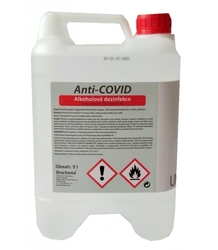 Hand disinfection liquid anti-Covid 5 liters Hand disinfection liquid anti-Covid 5 liters