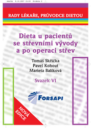 Dieta u pacientů se střevními vývody a po operaci střev. 