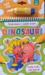 Dinosaurs - coloring book with water