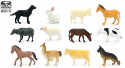 Figurki zwierząt z zagrody 12 cm