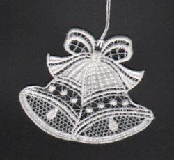Crocheted bells 8x7cm 