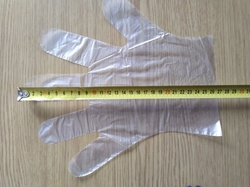 Jednorázové mikrotenové rukavice 100ks velikost L