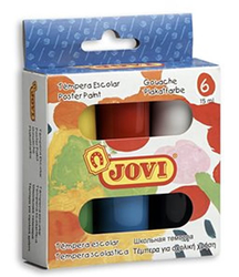 JOVI temperové barvy 6x15ml v kelímku 