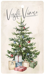 Ароматна листівка маленька 11 х 6,3 см - З Різдвом Христовим