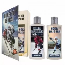 Kosmetická sada pro hokejistu – sprchový gel 250 ml a šampon 250 ml (Bohemia Gift)