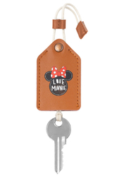 Minnie-Schlüsselanhänger aus Leder
