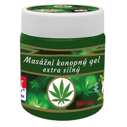 Konopný gel Cannabis 500 ml extra silný