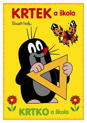 Mole and school - coloring book A5