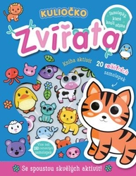 Kuliočko Animals 20 embossed stickers