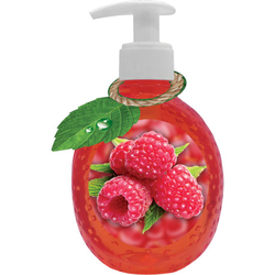 Lara liquid soap with a 375 ml raspberry dispenser