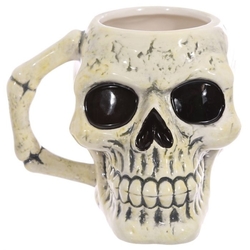 Skull ceramic mug