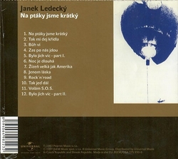 CD Janek Ledecký - Na ptáky jsme krátký ( zlaté album papírový obal )