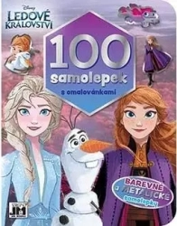 100 samolepek s omalovánkami - Ledové království