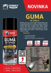 Guma ve spreji 400ml DEBBEX