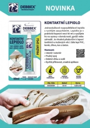 Kontaktní lepidlo 50ml pružný spoj