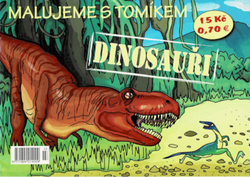 We paint with Tomík-Dinosaurs
